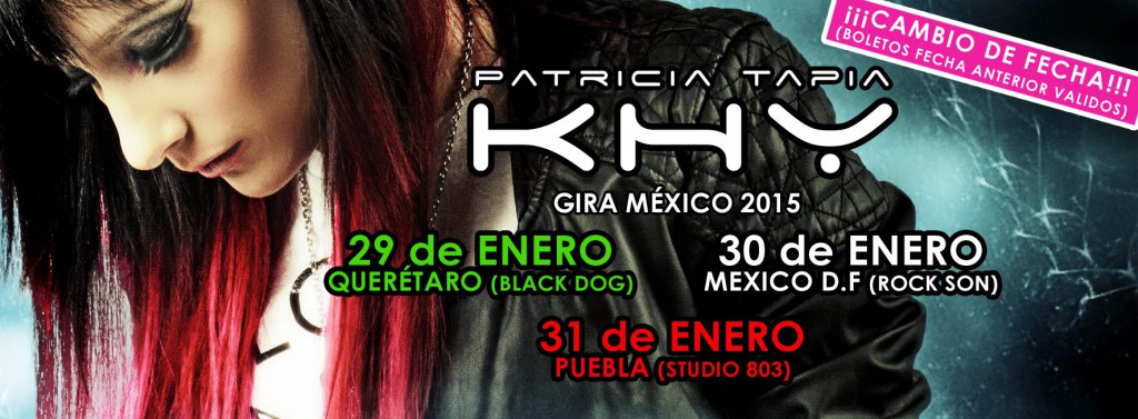 Patricia Tapia KHY visitará México en Enero