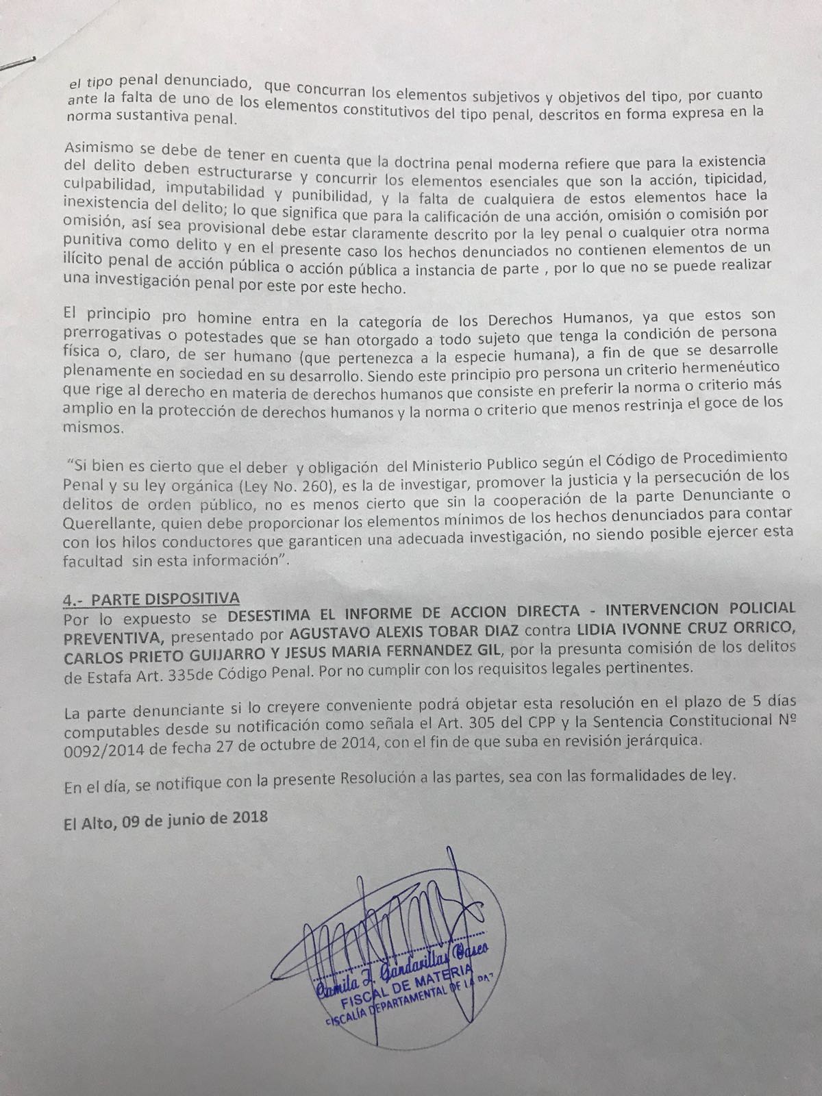 Tenemos una prueba de extorsión del promotor Gustavo Tobar