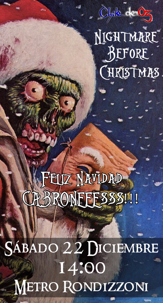 Nightmare Before Christmas: Feliz Navidad, Cabrones!