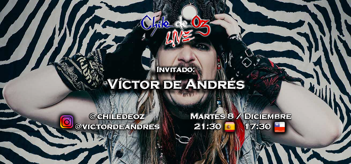 [ENTREVISTA] Chile de Oz Live: Víctor de Andrés – CAMBIO DE FECHA