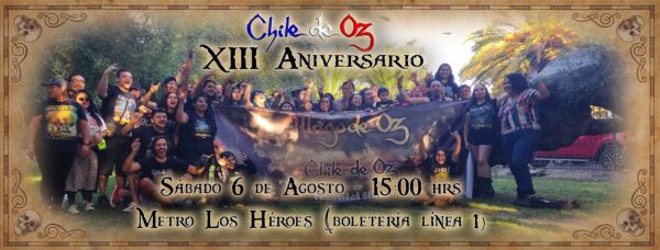 Chile de Oz: XIII Aniversario