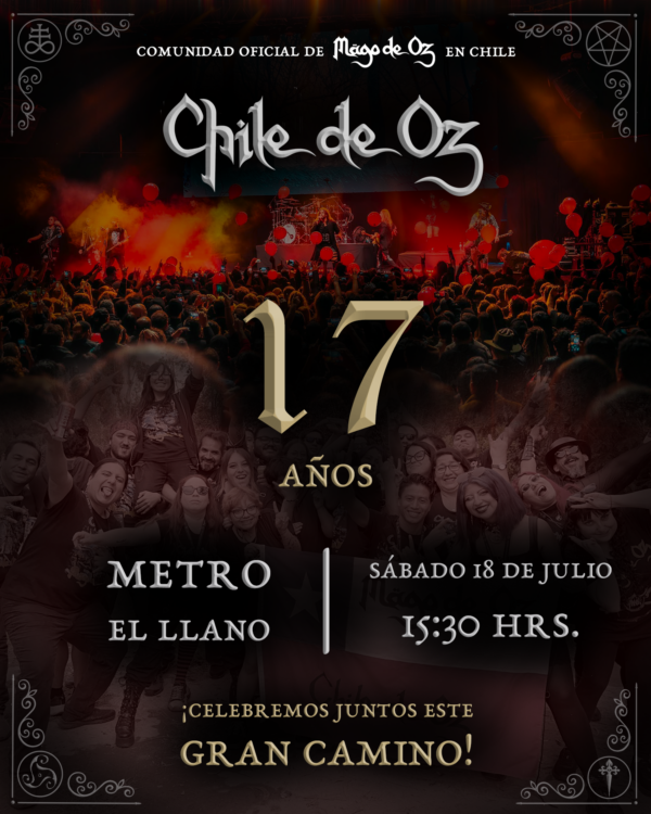 Aniversario 17: Chile de Oz, Comunidad de Fans Oficial de Mägo de Oz