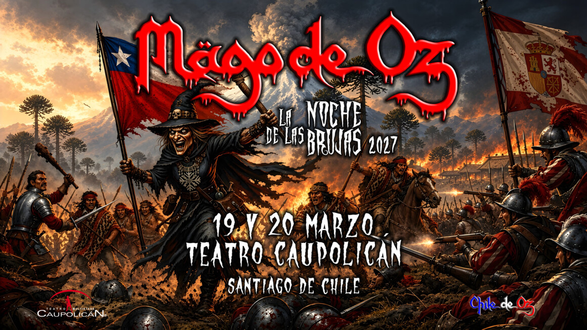 Portada Mägo de Oz en Chile 2027